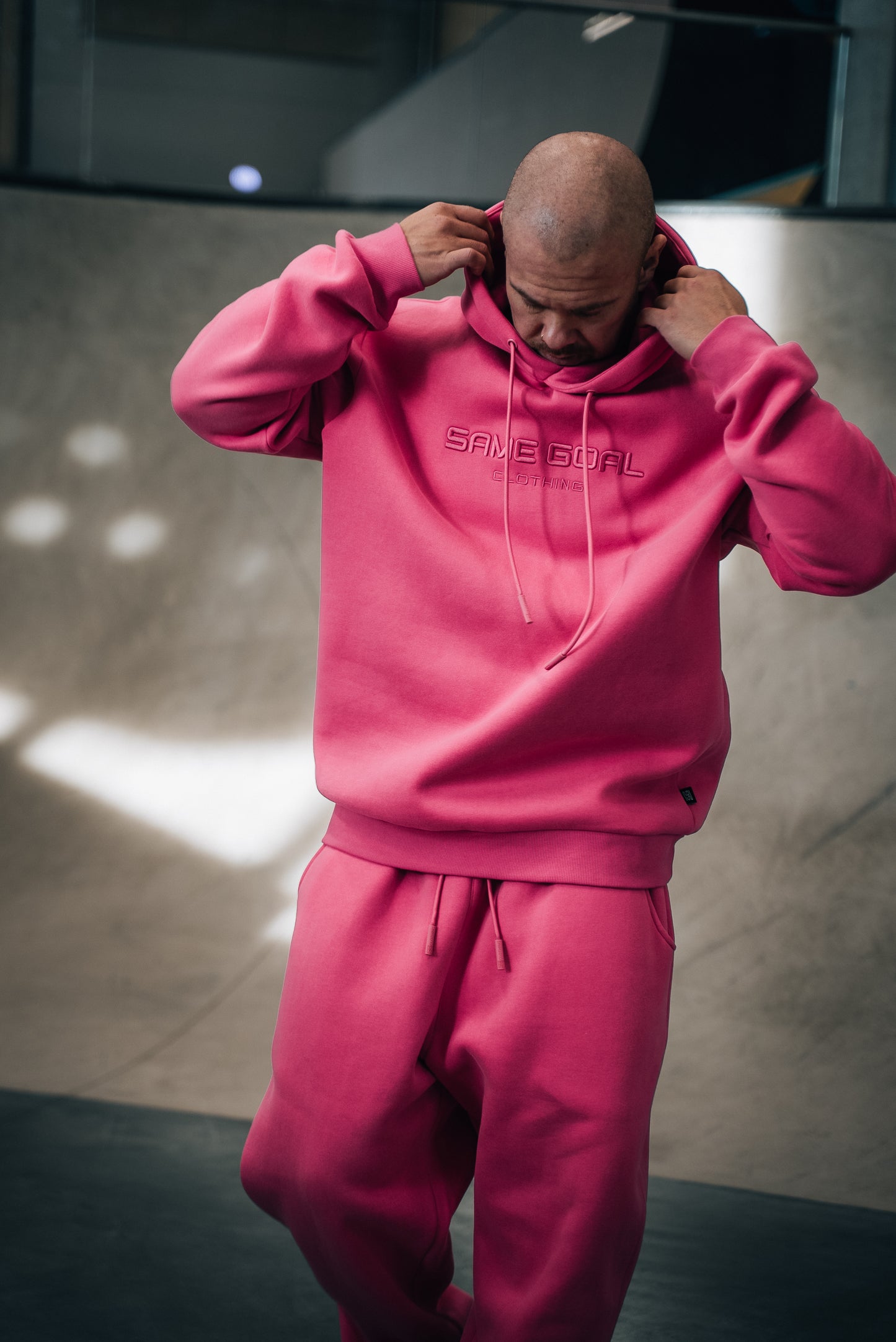 HEAVY oversize huppari pinkki