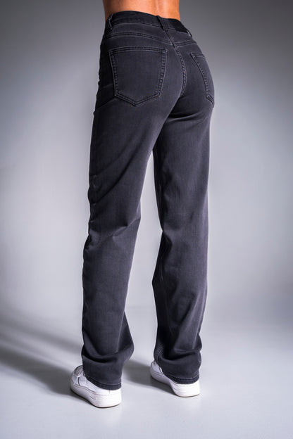 Flex Loose farkut tummanharmaa