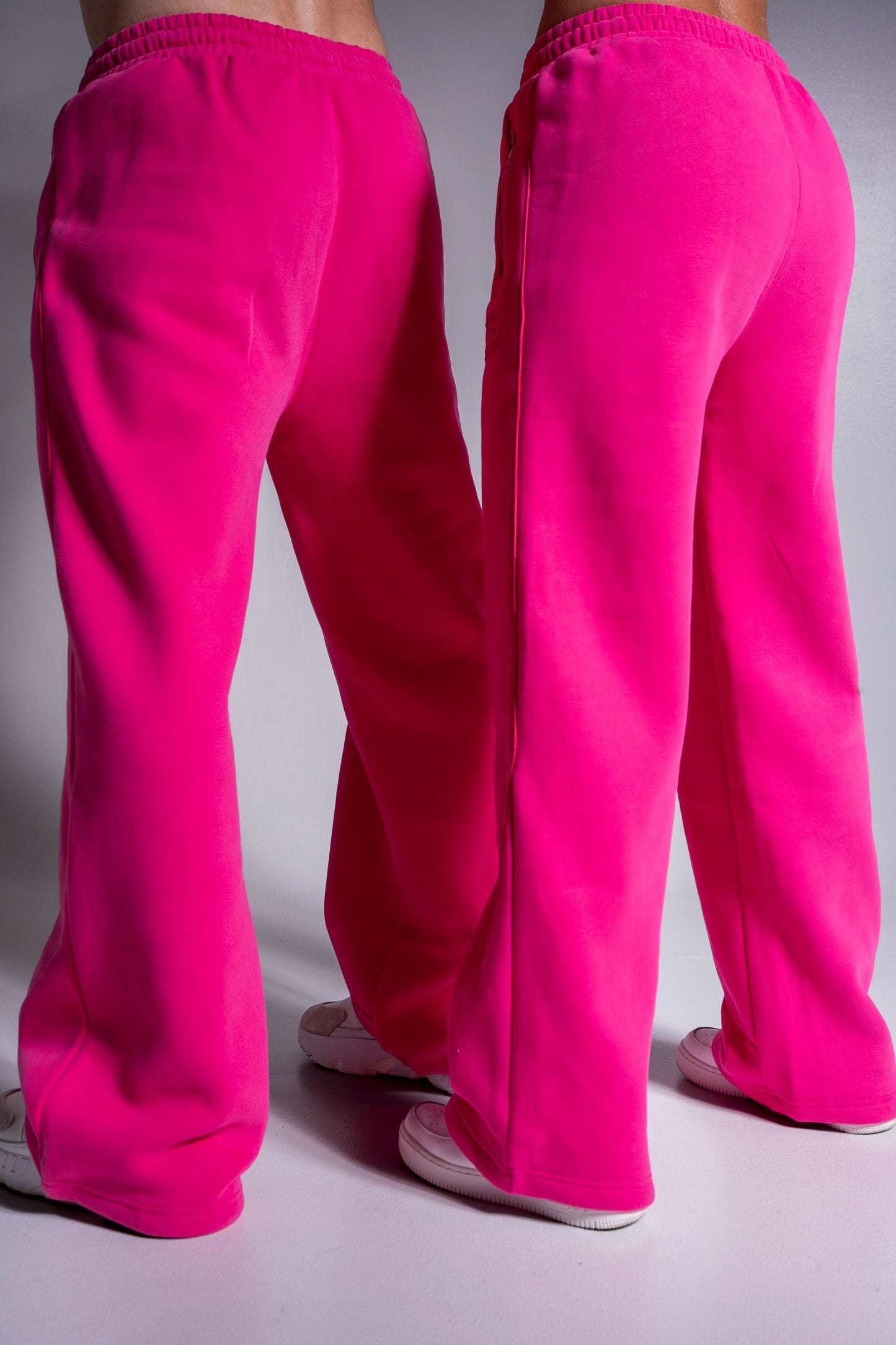 HEAVY zip housut pinkki