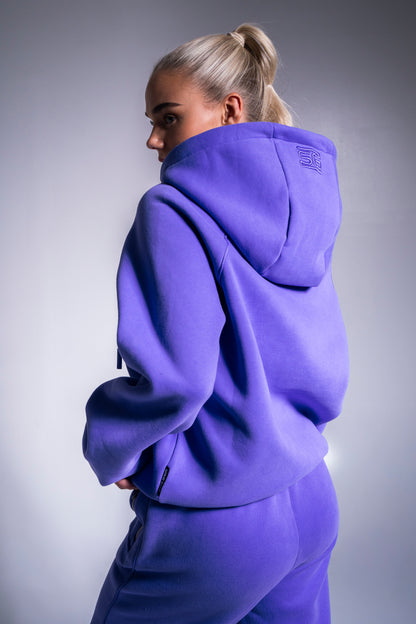 HEAVY zip huppari lila