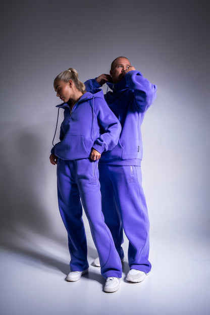 HEAVY zip huppari lila