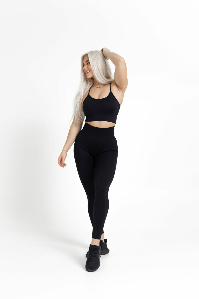 Sport seamless trikoo musta