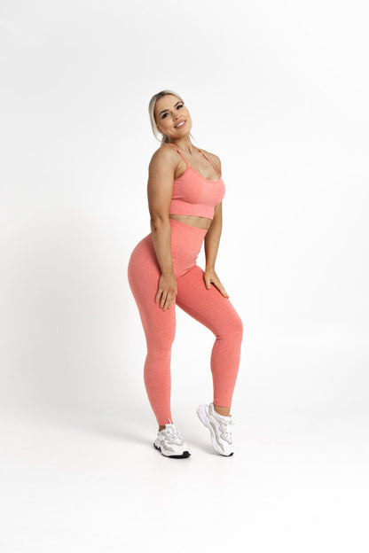 Sport seamless trikoo koralli