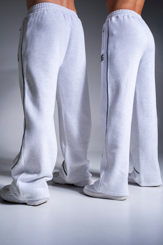 HEAVY zip housut tuhka
