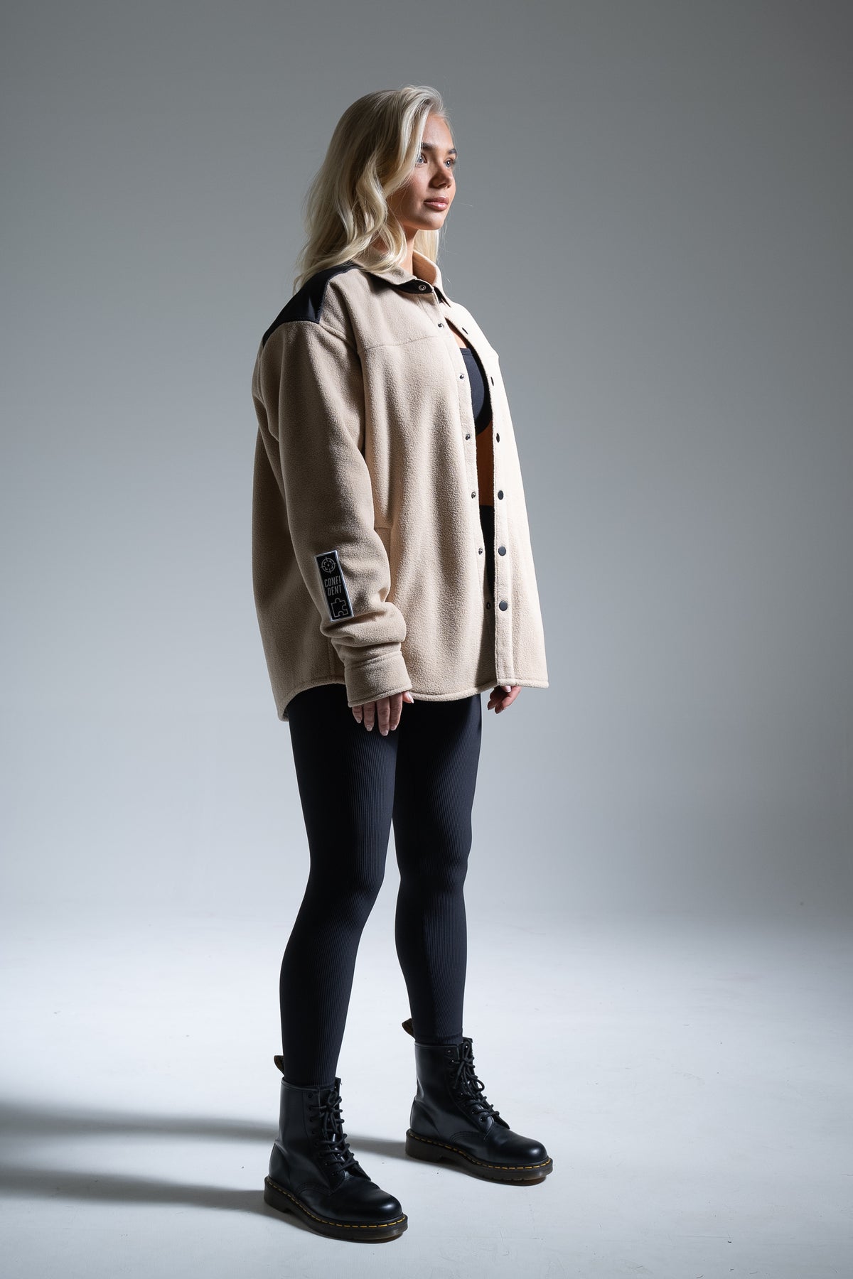 Hunt fleecetakki beige