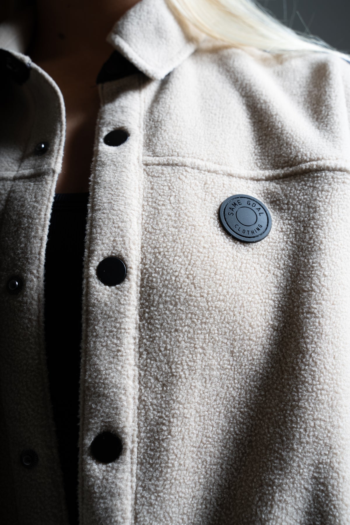 Hunt fleecetakki beige