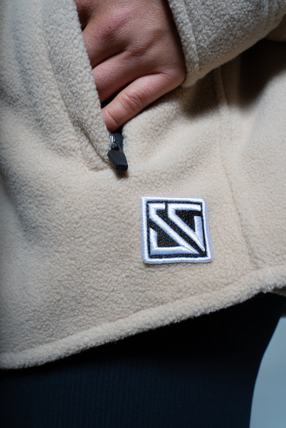 Hunt fleecetakki beige