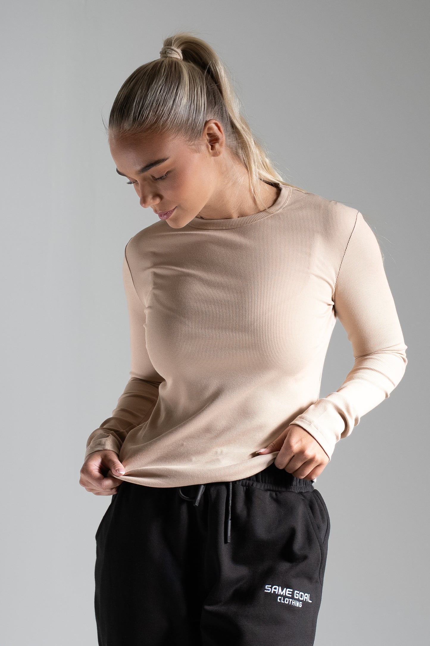 Ribbi paita beige