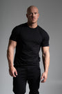 Miesten Basic o-neck t-paita musta