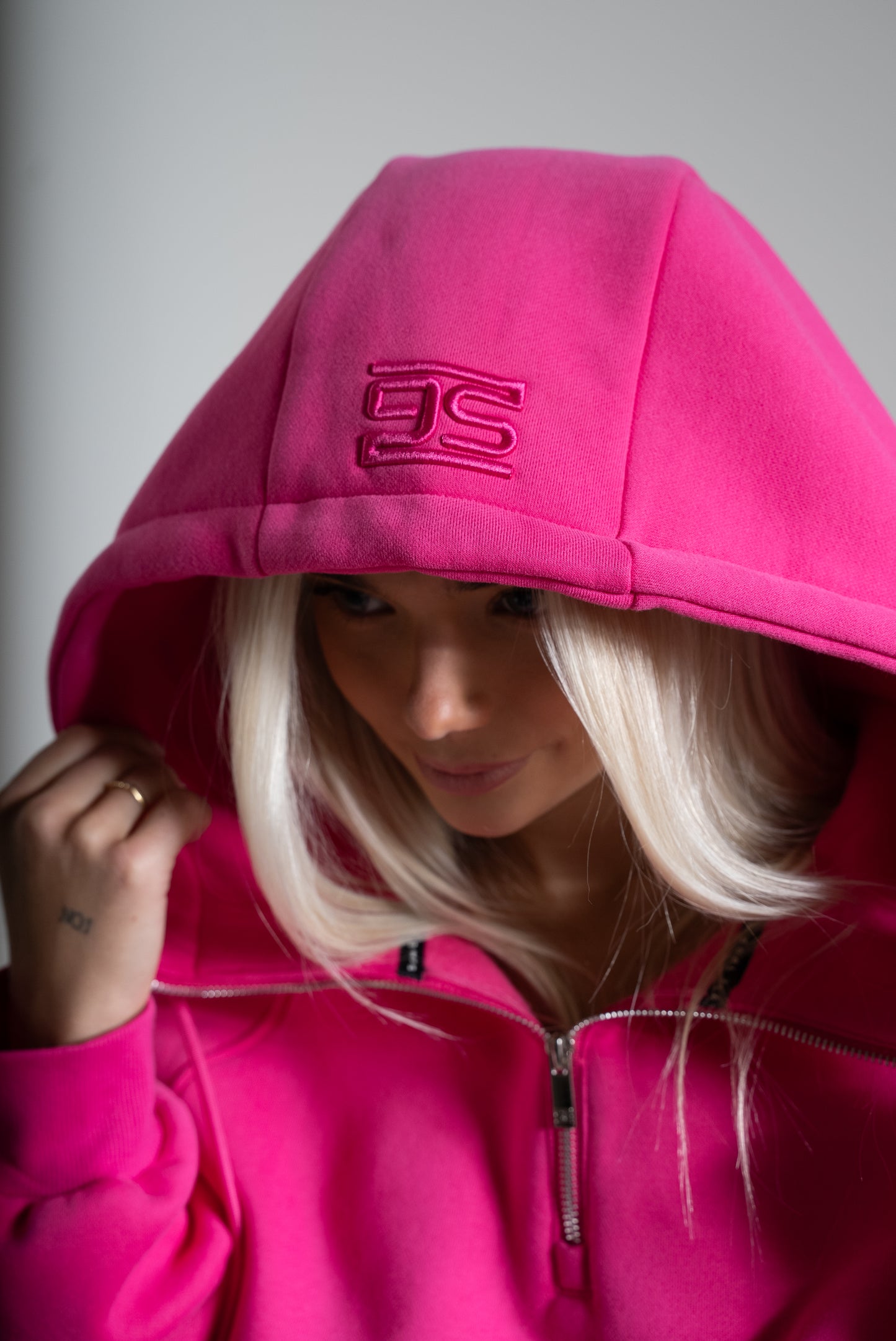 HEAVY zip huppari pinkki