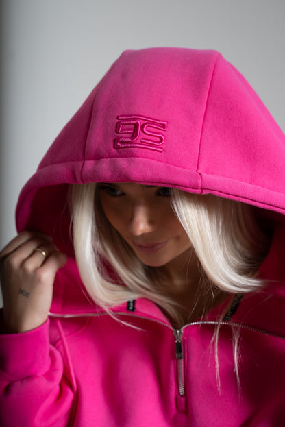 HEAVY zip huppari pinkki