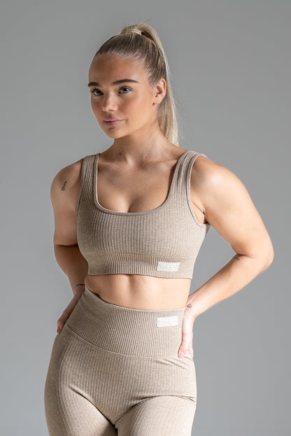 Wave seamless bra vaaleanbeige