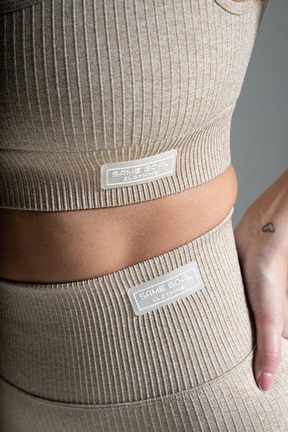 Wave seamless bra vaaleanbeige