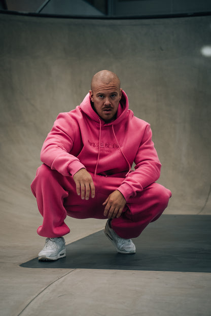HEAVY oversize huppari pinkki