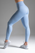 Sport seamless trikoo vaaleansininen