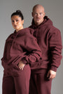 Heavy oversize huppari  viininpunainen