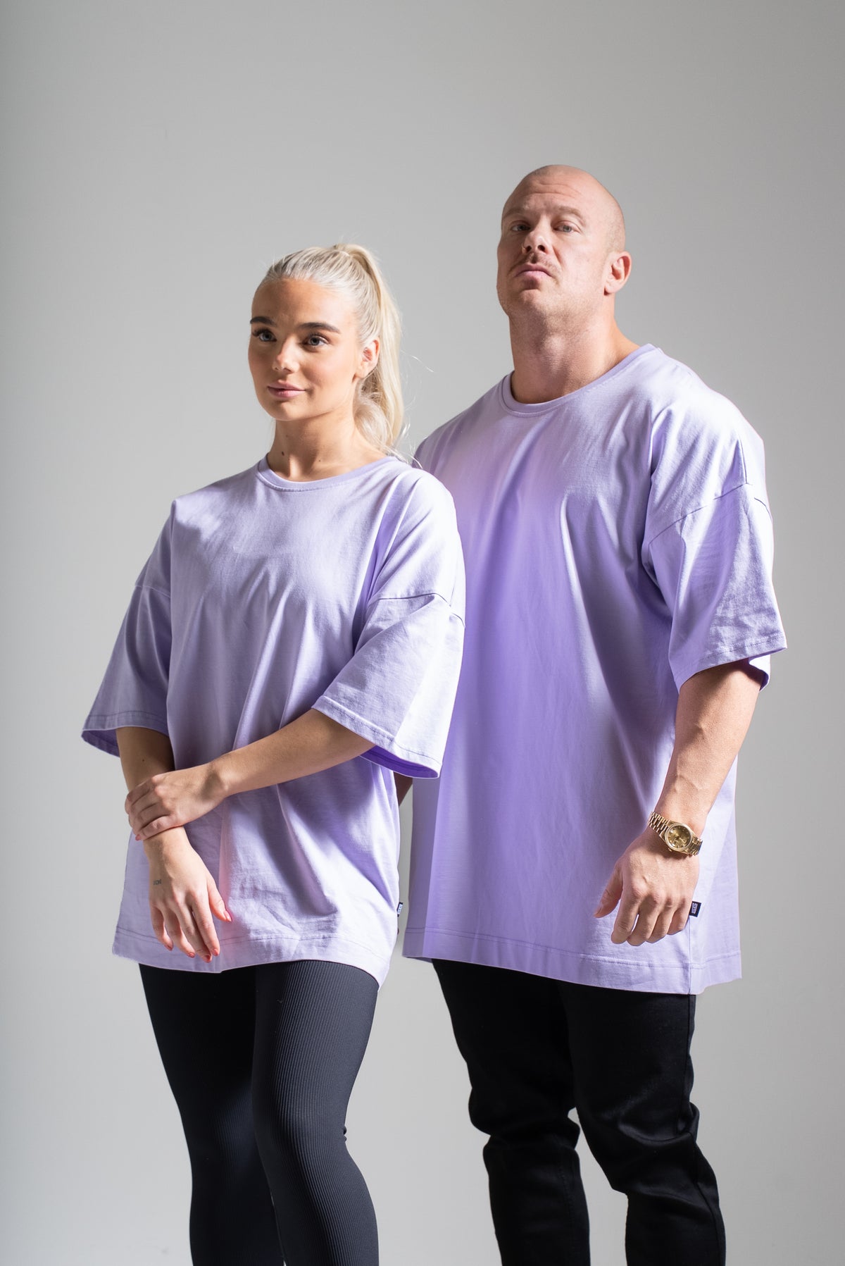Street oversize t-paita laventeli