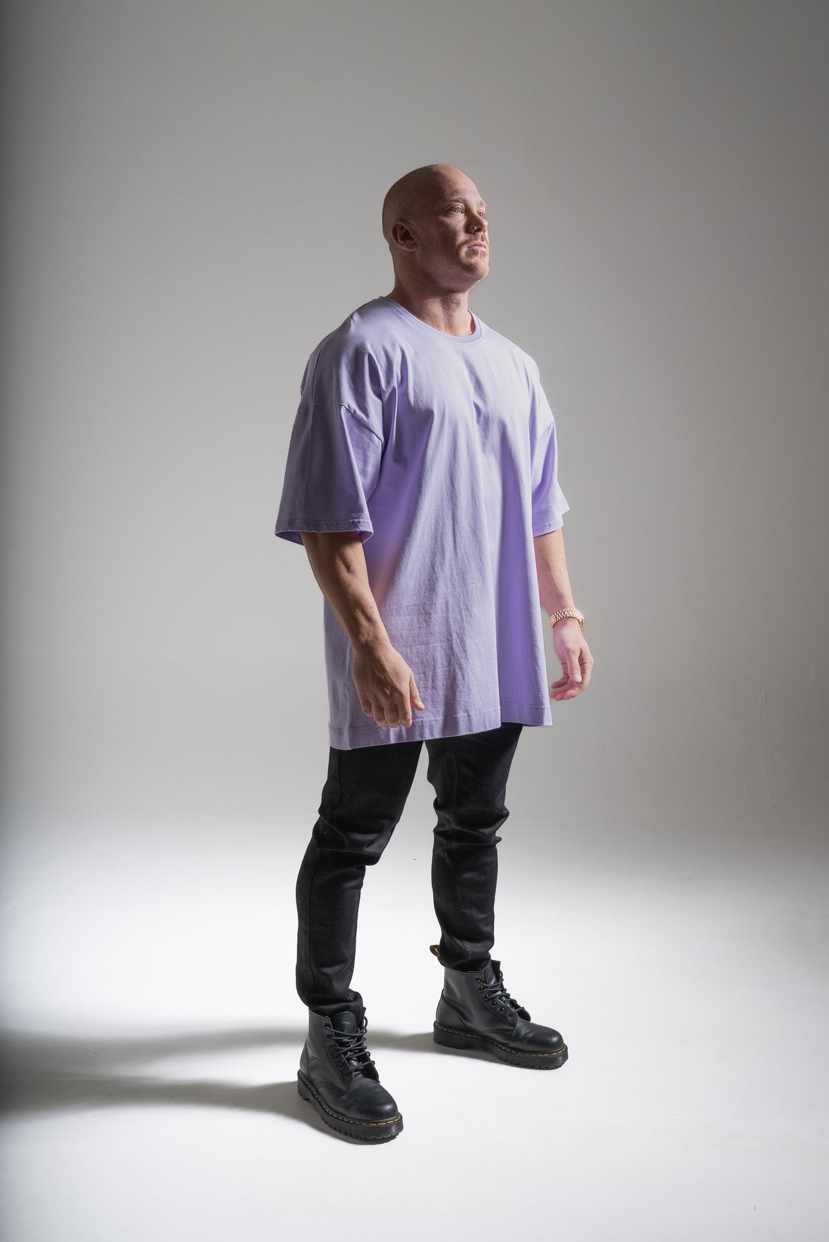 Street oversize t-paita laventeli