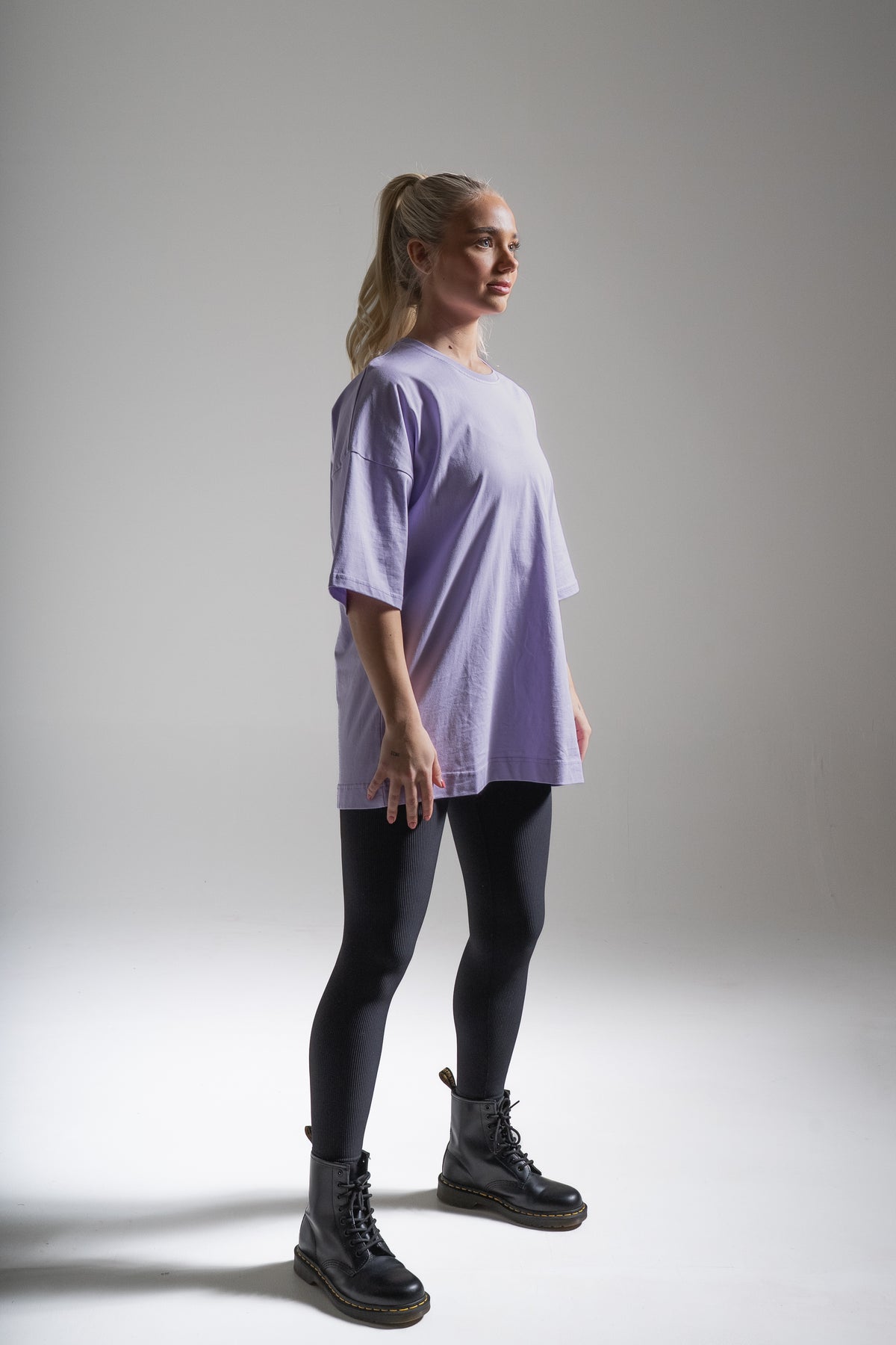Street oversize t-paita laventeli