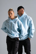 Heavy oversize huppari vaaleansininen