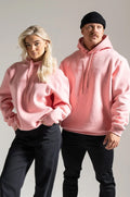 Heavy oversize huppari vaaleanpunainen