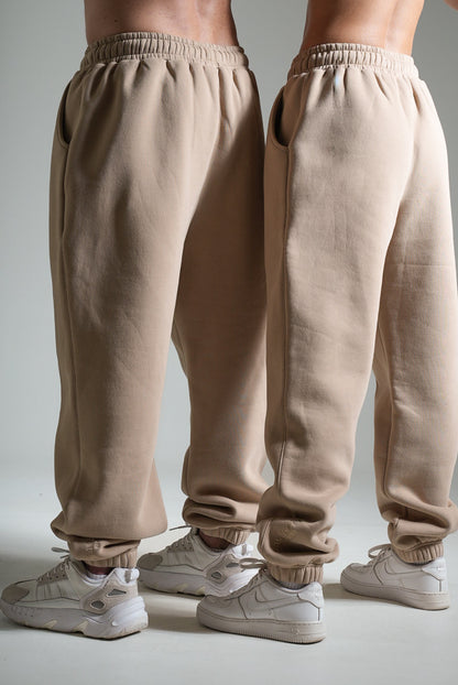 HEAVY collegehousut heavy beige