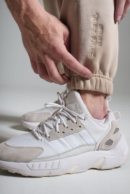 HEAVY collegehousut heavy beige
