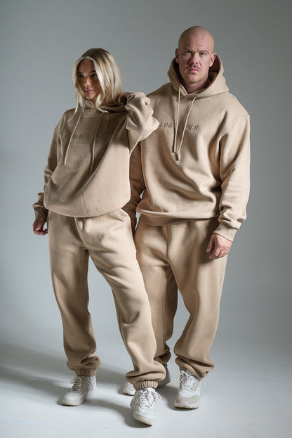 HEAVY collegehousut heavy beige