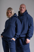 HEAVY oversize huppari tummansininen